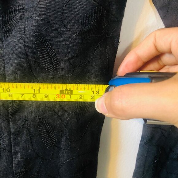 Long Sleeve Elegant Vintage Women's Fitted Black Cardigan Size S Button-Up - Picture 8 of 9